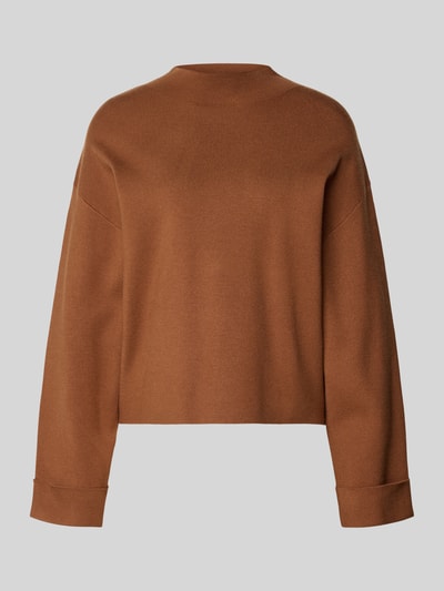 Mango Strickpullover aus Viskose-Mix Modell 'BERTA' Camel 2