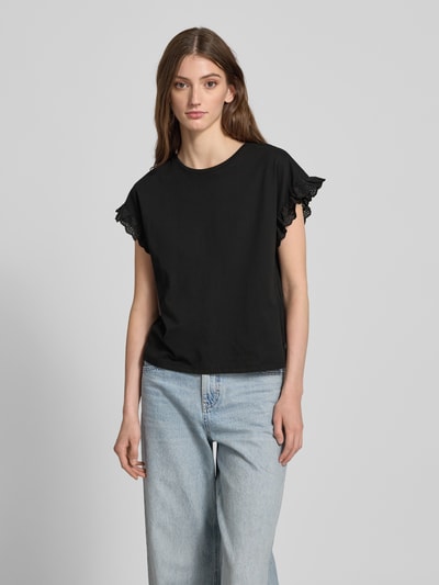 Only Regular Fit T-Shirt aus reiner Baumwolle Modell 'IRIS' Black 4