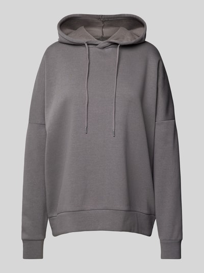 Noisy May Hoodie mit gerippten Abschlüssen Modell 'ALDEN' Graphit 2