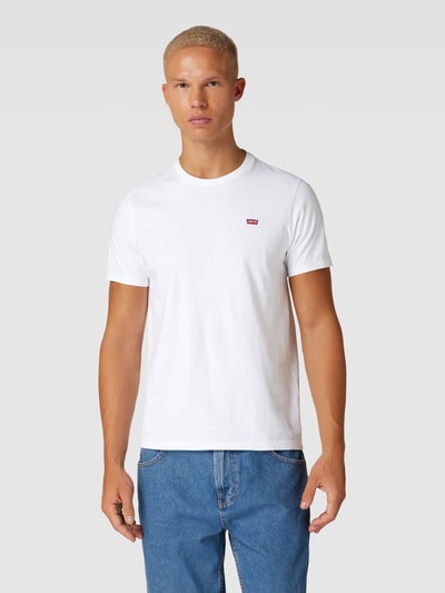 Levi's® T-Shirt mit Label-Patch Modell 'ORIGINAL' Weiss 4