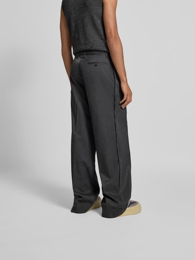 MM6 Maison Margiela Stoffhose mit Schurwoll-Anteil Anthrazit 5