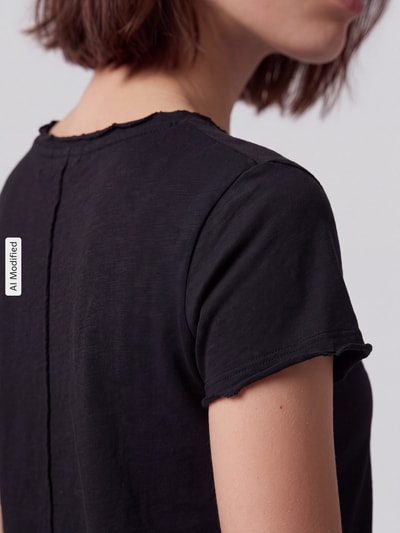 Marc O'Polo DENIM Regular Fit T-Shirt aus reiner Baumwolle Black 3