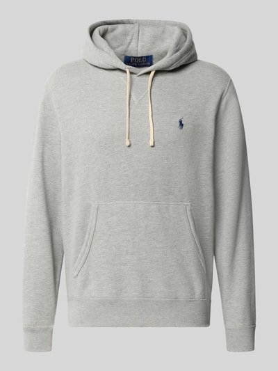Polo Ralph Lauren regular fit hoodie van katoenmix Lichtgrijs gemêleerd - 1