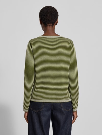 Tom Tailor Regular Fit Pullover aus reiner Baumwolle Gruen 5