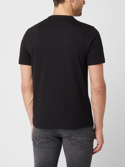 s.Oliver RED LABEL Regular Fit T-Shirt aus Slub Jersey Black 5