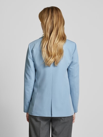 Kaffe Blazer met strookzakken, model 'KASAKURA' Rookblauw - 5