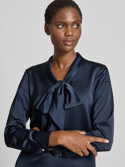 Lauren Ralph Lauren Bluzka z wiązaniem pod szyją i dekoltem w serek model ‘YILVRAY’ Granatowy 3