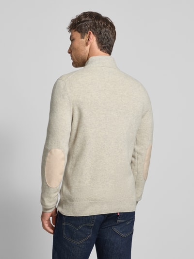 Barbour Regular fit schipperstrui van zuivere wol Offwhite - 5