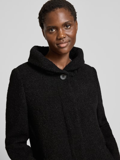 Gil Bret Lange jas met opstaande kraag en steekzakken Zwart - 3