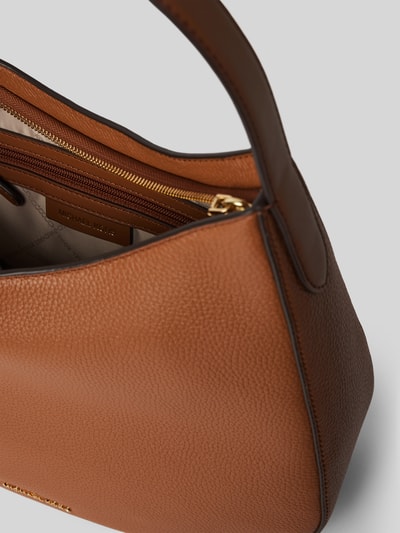 MICHAEL Michael Kors Torba hobo z naturalnej skóry bydlęcej model ‘KENSONGTON’ Koniakowy 4