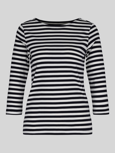 Christian Berg Woman Longsleeve mit Rundhalsausschnitt und 3/4-Arm Dunkelblau 2