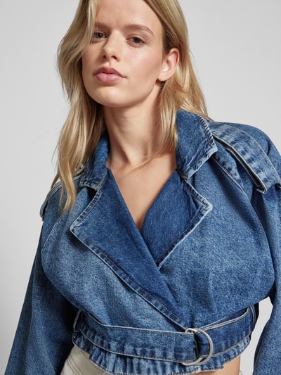 Noisy May Jeansjacke mit Taillengürtel Modell 'TALLA' Jeansblau 3