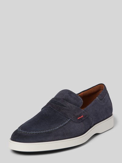 Lloyd Loafers met siernaden, model 'HOUSTON' Marineblauw - 1