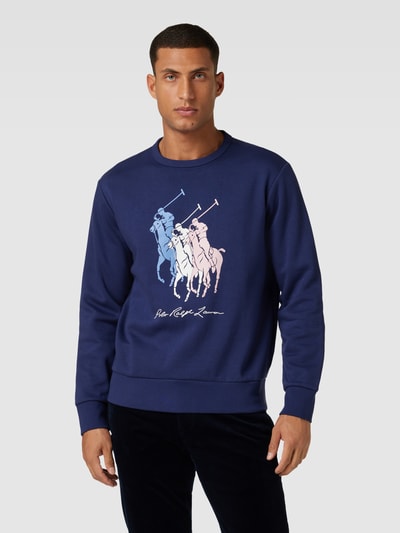 Polo Ralph Lauren Sweatshirt met motiefprint Oceaanblauw - 4