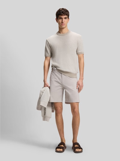 BOSS Orange sweter o kroju regular fit z mieszanka bawełny model 'KANTONIO' Piaskowy 1