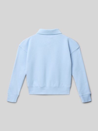 Polo Ralph Lauren Teens Cropped Sweatshirt mit Polokragen Bleu 3