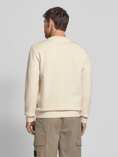 BOSS Green Regular Fit Sweatshirt aus Baumwoll-Mix Modell 'SALBO' Beige 5