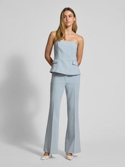 INFLUENCER'S CHOICE BY P&C* Top bluzkowy o kroju slim fit z zamkiem błyskawicznym z tyłu Jasnoniebieski 1