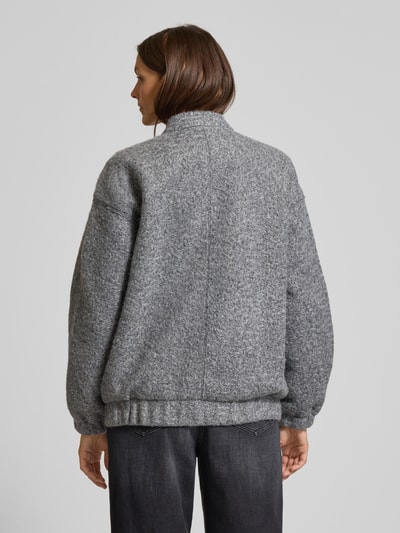 Vero Moda Loose Fit Blouson mit College-Kragen Modell 'AMBER ELITE' Mittelgrau 5