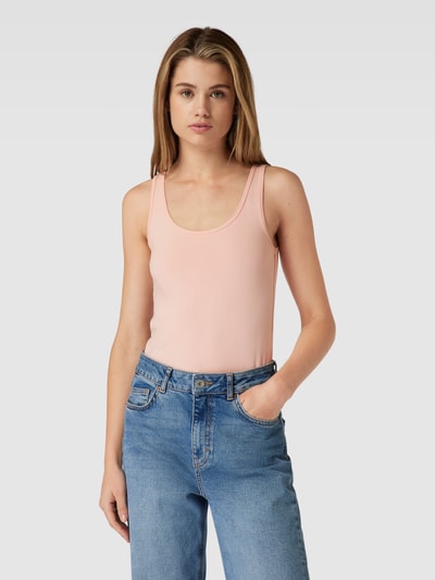 QS Tanktop mit Label-Detail Modell 'Basic' Rosa 4