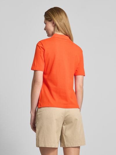 Gant Poloshirt met labelstitching Koraal - 5