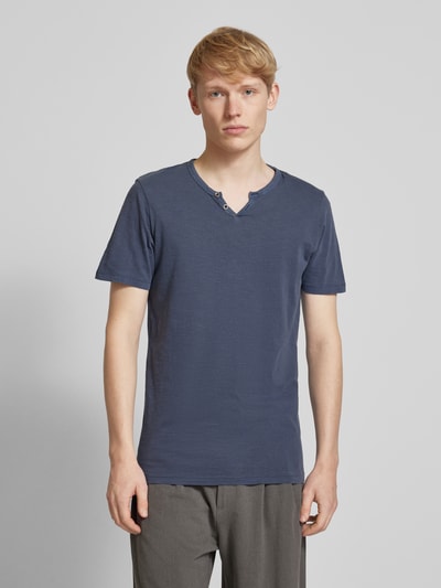 Jack & Jones T-Shirt mit V-Ausschnitt Dunkelblau 4