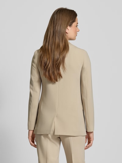 BOSS Regular fit blazer met 1-knoopssluiting Beige - 5