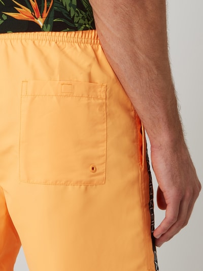 Calvin Klein Underwear Badehose mit Logo-Streifen  Neon Orange 3