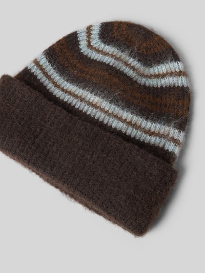 OPUS Czapka z domieszką wełny model 'Agingham' Jasnoniebieski 2