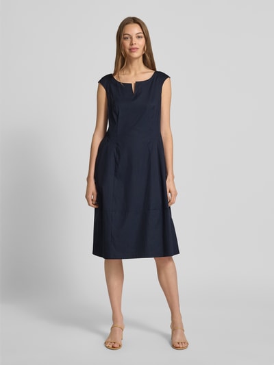 ROBE LÉGÈRE Knielange jurk met steekzakken Marineblauw - 4