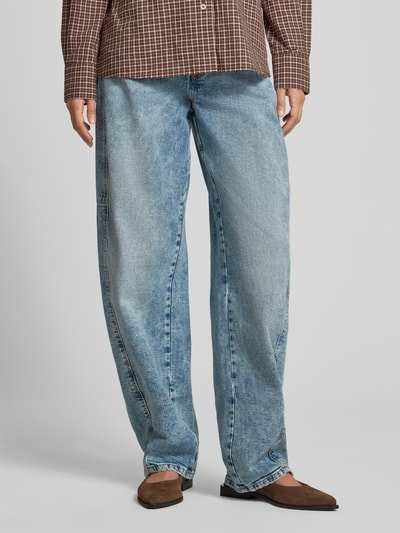 CAMBIO Jeansy o kroju baggy z mieszanka bawełny model 'BAGGY TWISTED' Jasnoniebieski 4