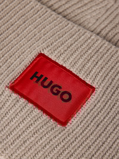 HUGO Muts van scheerwolmix, model 'SAFFA' Taupe - 2