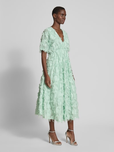 YAS Cocktailjurk met structuurmotief, model 'PAZYLLA' Mintgroen - 1