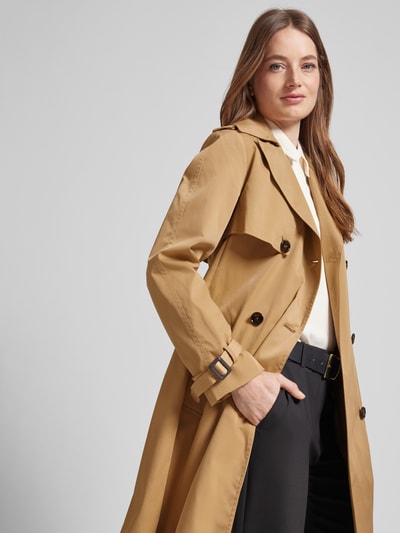 BOSS Trenchcoat mit Taillengürtel Modell 'Conny' Camel 3