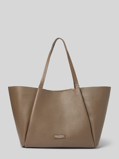 Marc O'Polo Shopper aus reinem Rindsleder Hellbraun 2