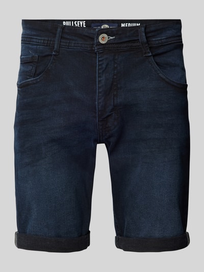 Petrol Korte regular fit jeans in 5-pocketmodel, model 'BULLSEYE' Donkerblauw - 2