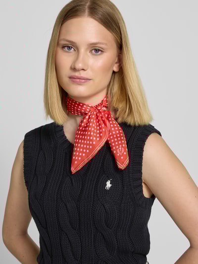 Polo Ralph Lauren Spencer met kabelpatroon en logostitching Zwart - 3