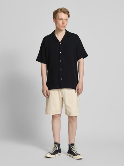 Jack & Jones Relaxed Fit Freizeithemd mit Umlegekragen Black 1