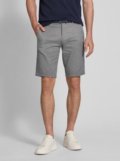 Tom Tailor Slim Fit Bermudas aus Baumwoll-Elasthan-Mix Blau 4