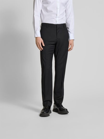 Filippa K Slim Fit Stoffhose aus Woll-Mix Black 4