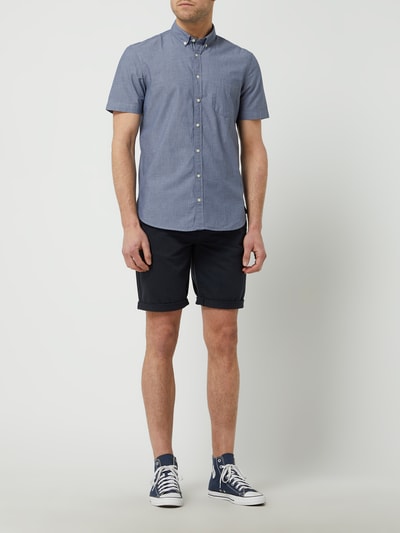 Lerros Regular Fit Chino-Shorts aus Baumwolle Modell 'Craig' Marine 1