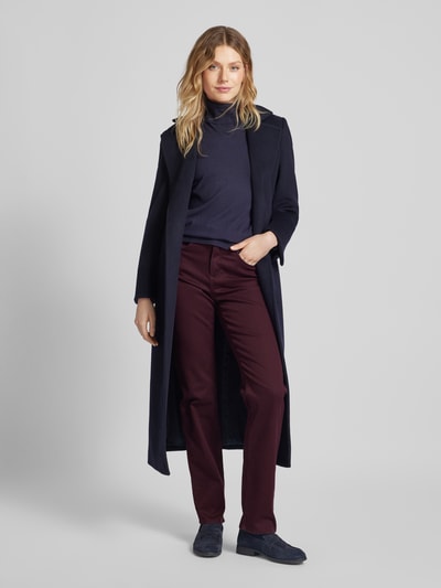 Brax Regular fit broek in 5-pocketmodel, model 'Style.Carola' Bordeaux - 1