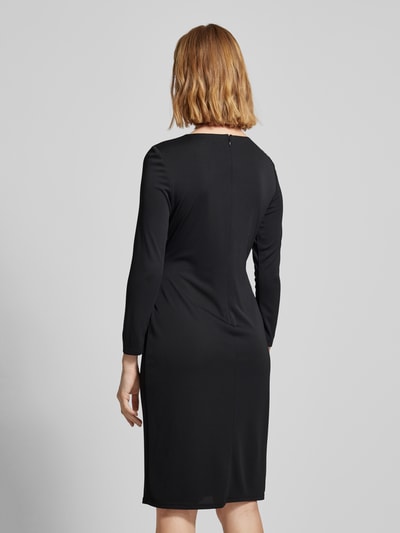 Lauren Ralph Lauren Knielanges Kleid in Wickel-Optik Modell 'FABIANA' Black 5