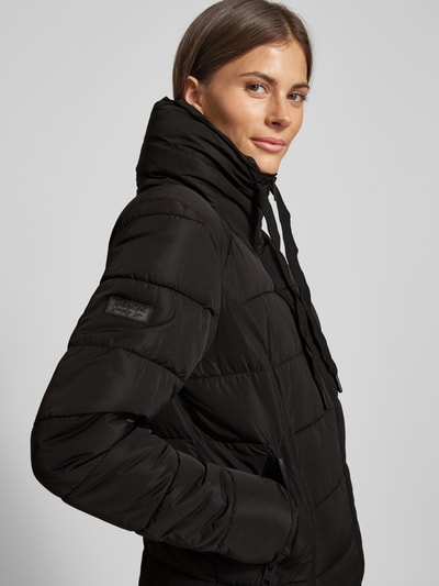 ZABAIONE Steppjacke mit Tunnelzug Black 3