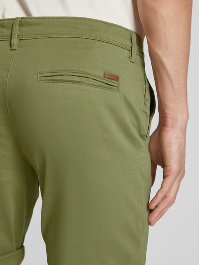 Jack & Jones Regular Fit Bermudas in unifarbenem Design Modell 'BOWIE' Oliv 3