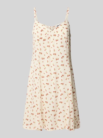 REVIEW Minikleid mit verstellbaren Trägern Beige 2