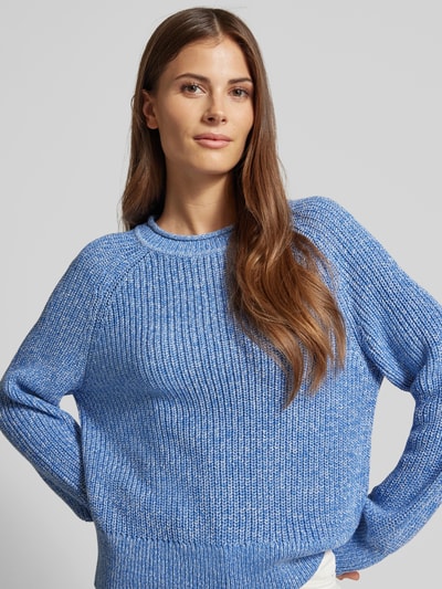 Tom Tailor Denim Pullover met ronde hals Blauw - 3