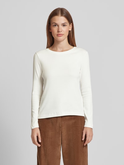 Marc Cain Longsleeve met ronde hals Offwhite - 4