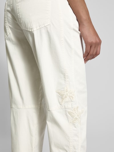 Cambio Tapered Fit Hose mit verkürztem Schnitt Modell 'EVE' Sand 3