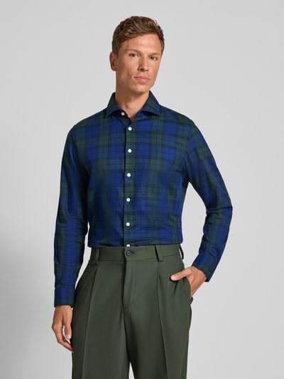 SEIDENSTICKER Slim Fit Business-Hemd mit Kentkragen Marine 4